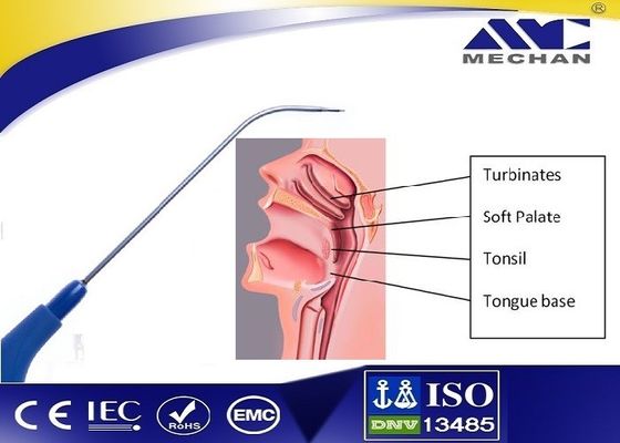 Ponta de prova OTORRINOLARINGOLÓGICA do plasma de Mechan para a canalização e a ablação de Tubinate